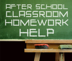 Homework help in afterschool programs
